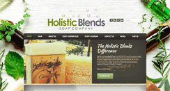 Desktop Screenshot of holisticblendssoap.com